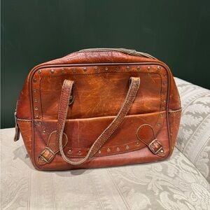 Brown Leather Hand Bag